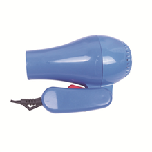 Mini hair dryers with foldable handle